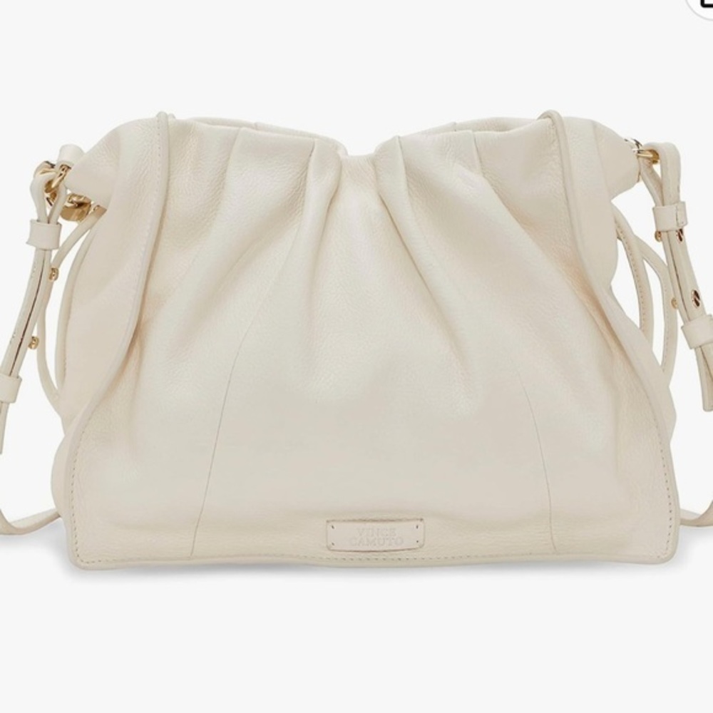 VINCE CAMUTO YORQE CROSSBODY COCONUT CREAM PURSE HANDBAG